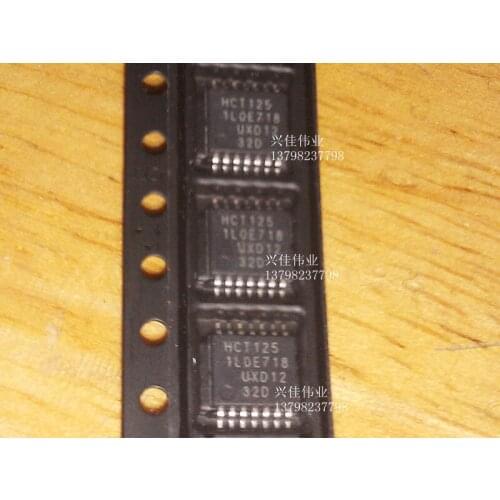 10PCS New original authentic HCT125 74HCT125PW TSSOP14 Logic - Buffers - Drive