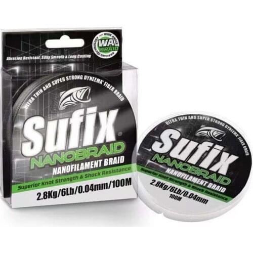 2021 New Original Nanobraid Nanofilament Braid Soft 100M Wire Strong PE Lure Fishing Line