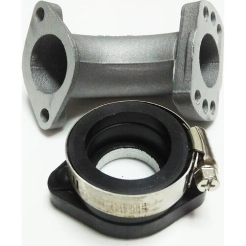 28mm Carb Intake Adapter Boot Rubber Pipe Flange For Mikuni VM24 Keihin PE26 28 Pit Dirt Bike