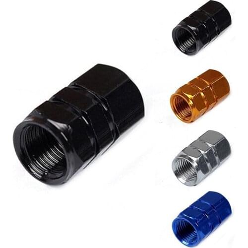 4pcs Aluminium Alloy American Style Tire Stem Air Valve MTB Road Bicycle Motorcycle Car Tyre Pressure Valve Caps Dust Cover
