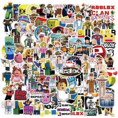 50 100Psc/Set Game Anime Figure Stickers Trolley Case Water Cup Notebook Waterproof Cartoon Non Repetitive PVC pegatinas