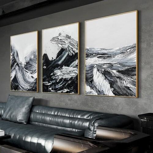 Abstract Art Handwritten Oil Painting Printed On Canvas Wall Home Decoration Poster Modern Home Decoration