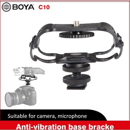 BOYA BY-C10 Universal miniphone Portable Recorders Microfone Shockmount Olympus Tascam Fits the Zoom H4n Tascam DR-40 DR-05 07
