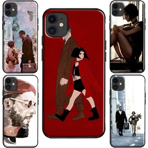 Leon The Professional Movie Poster Case For iPhone 11 Pro Max XS X XR 6S 7 8 Plus SE 2020 For iPhone 12 Pro Max mini Coque