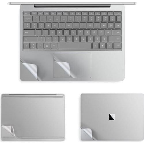 For Microsoft Surface Laptop Go 12.4 2020 Top / Bottom / Palmguard Body Guard Protective Vinyl Decal Case Cover Skin