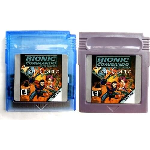 Bionic Commando Elite Forces Game Cartridge Accessories for 16 Bit Video Game Console English Language