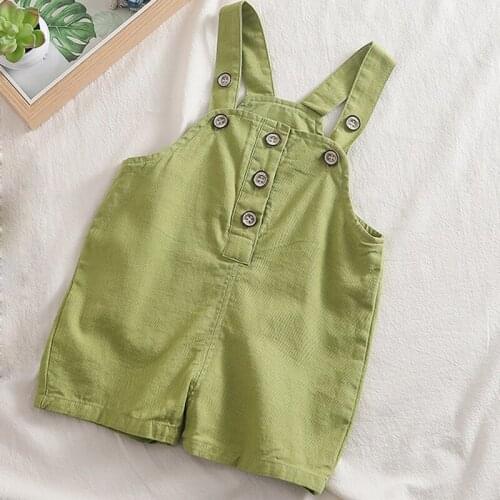 2021 New Summer Overalls For Girls Overalls And Jumpsuits Overalls For Kids Childrens Short Boy Clothes