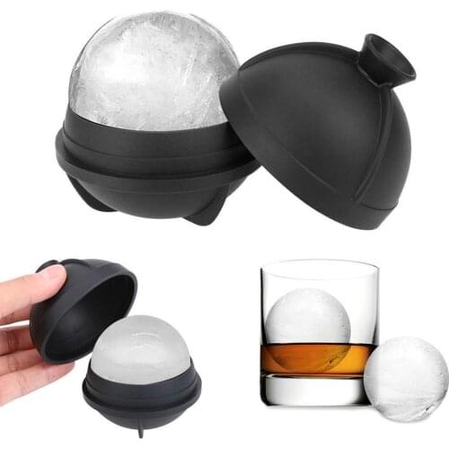 Creative 6cm Silicone Round Hockey Whiskey Ice Cube Mould Ball Kitchen Mold Maker Party Bar Sphere Tray Tools O1N4