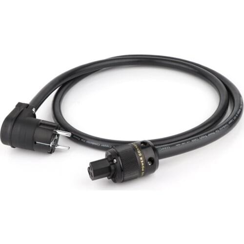 Monosaudio P901 multiple 99.998% copper EU/US AC power cable hifi audio supply wire Amplifier Power Cord