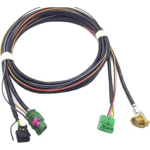 Upgrade MIB Phone Mapping Carplay USB AUX Harness Wire for Golf7 Jialv Lingdu MIB Carplay AUX