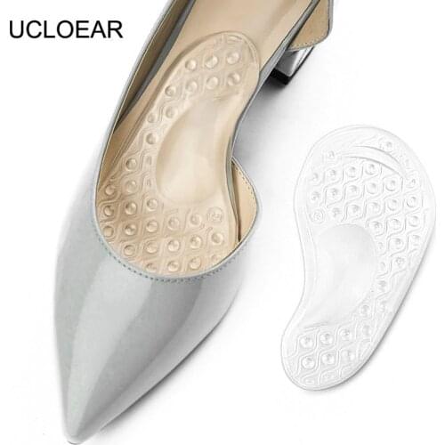 UCLOEAR Gel Orthopedic Insoles for Shoes Self-Adhesive Flatfoot Corrector Arch Support Orthotic Pads High Heel Insole