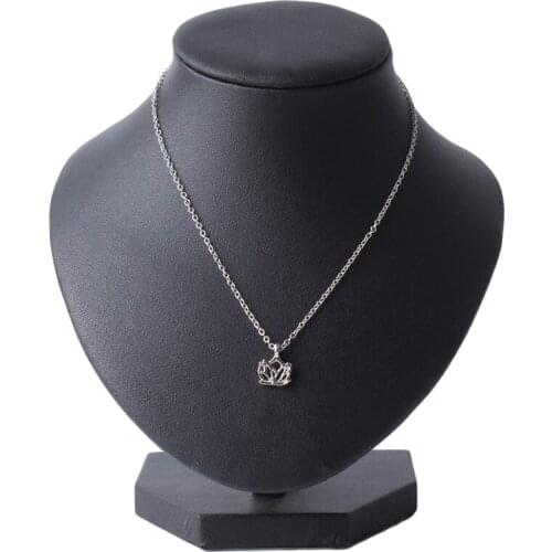 New Trendy Alloy Cute Elegant Sun Lotus Wings Clover Unicorn Luck Pendant Necklaces For Women Fashion Accessories Jewelry