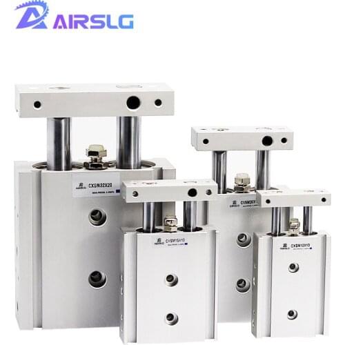 Mask machine pneumatic CXSM6 CXSM6-10 CXSM6-20 CXSM6-30 CXSM6-40 -50 Dual Rod Cylinder Slide bearing air pneumatic cylinder