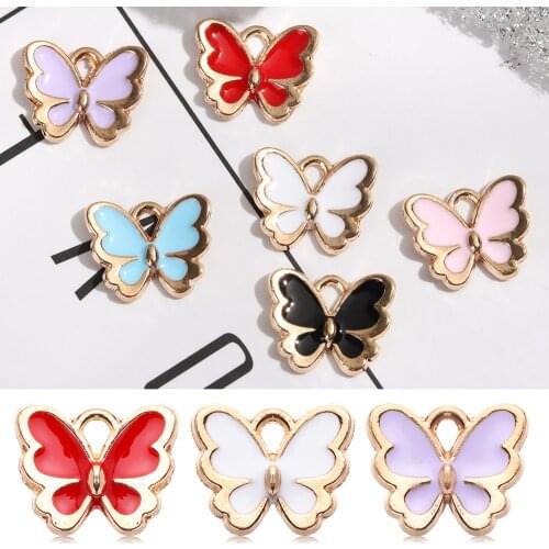 10PCS Cute Animal Pendants DIY Bracelet Earrings Making Necklace Findings Pendant Charms Jewelry Fashion DIY Accessories