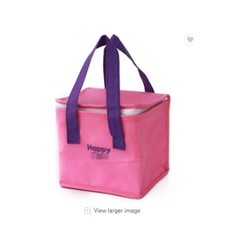 Custom Recycled Outdoor Lunch Picnic Food non woven ice lunch bag cooler