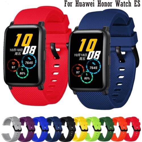 20mm Silicone Strap For Huawei Honor Watch ES Watch Band Wrist band Replacement Bracelet For Huami Amazfit BIP lite Wrist Strap