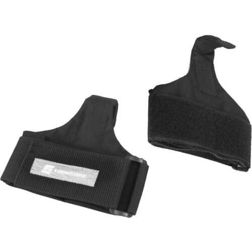 Heavy Duty Weight Lifting Power Training Gym Strap Hook Bars Wrist Support