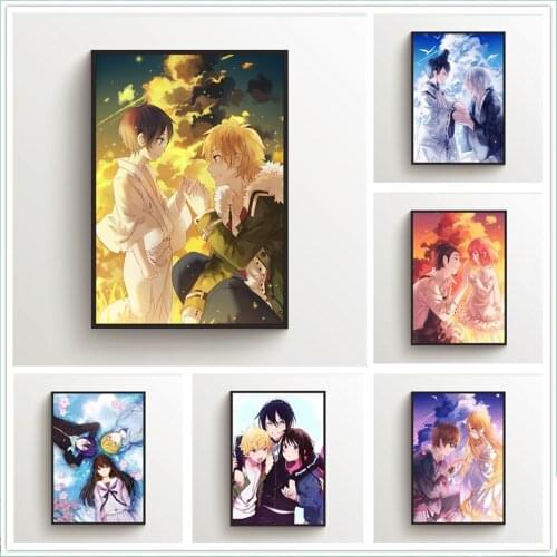 WTQ Canvas Painting Anime Posters Noragami Yato Yukine Iki Hiyori Wall Decor Wall Art Picture Room Decor Home Decor