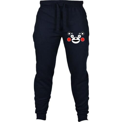 Japan anime Kumamon Sweatpants Autumn Winter Men Joggers Fitness Long Trousers Sweatpants cute bears cosplay pants