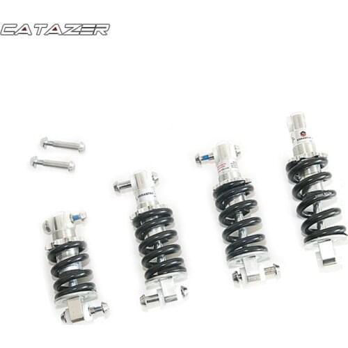 Mountain Bike Rear Shock Suspension Frame Bumper Spring Shock Absorber Bicycle Parts Rear Shock 100/125/135/150mm 1000LBS BZR002