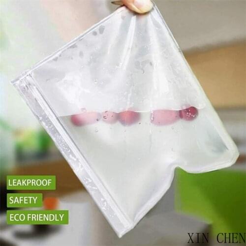 1pc Fresh Bag Food Storage Bag Fresh Wrap Silicone Food Storage Containers Leakproof Containers Reusable Stand Up Zip Shut Bag
