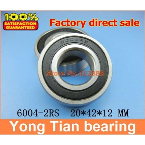 1pcs) SUS440C environmental corrosion resistant stainless steel bearings (Rubber seal cover) S6004-2RS 20*42*12 mm
