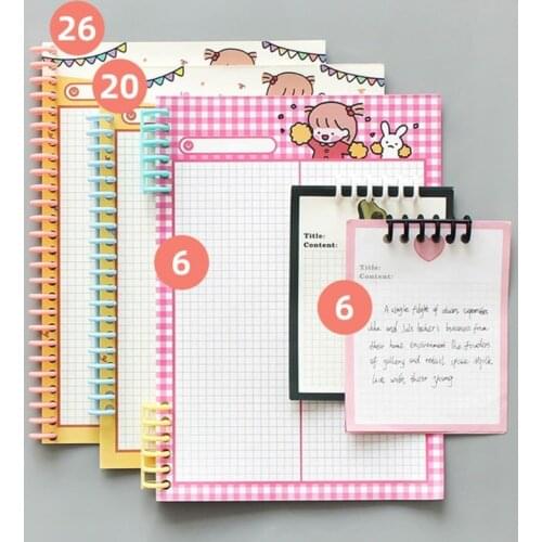 10 Pcs 30 Holes Circles Ring Loose-leaf Paper Book Scrapbook Album Binder Spiral 1XCB