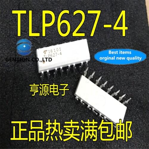 10Pcs TLP627-4 TLP627-4GB DIP-16 Optoelectronic coupling chip in stock 100% new and original