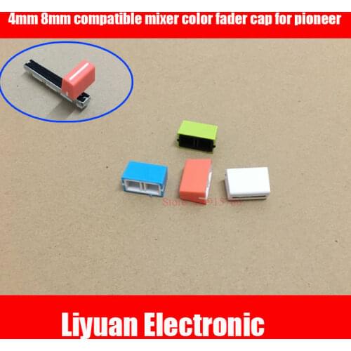 12ps 4mm 8mm compatible mixer color fader cap Pusher horizontal pushers vertical potentiometer soft clipper cap