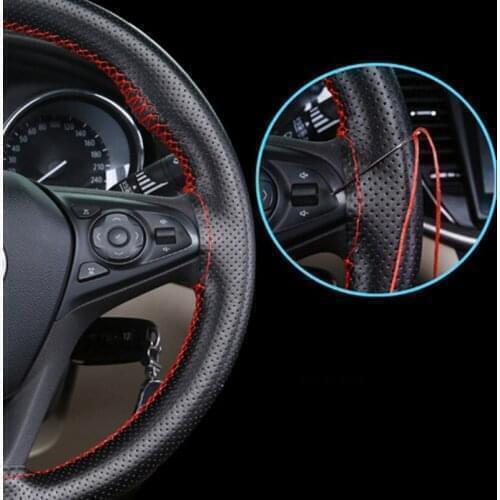 2021 Universal Genuine Leather Car Steering Wheel Cover For Mazda 2 3 5 6 CX-3 CX-4 CX-5 CX5 CX-7 CX-9 Atenza Axela
