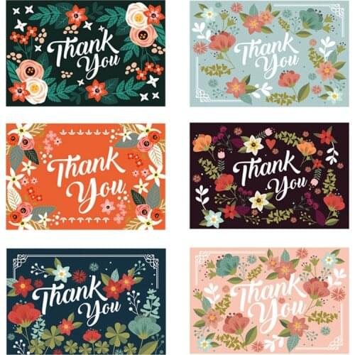 6Pcs/set Birthday Card for Kids With Envelope Thank You Cards Note cards with Envelopes Invitations Blank inside Greeting Cards