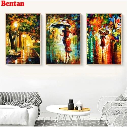 Full Square/Round Drill 5D DIY Diamond Painting Abstract Autumn Landscape 3D Embroidery Cross Stitch Handmade gift home Decor