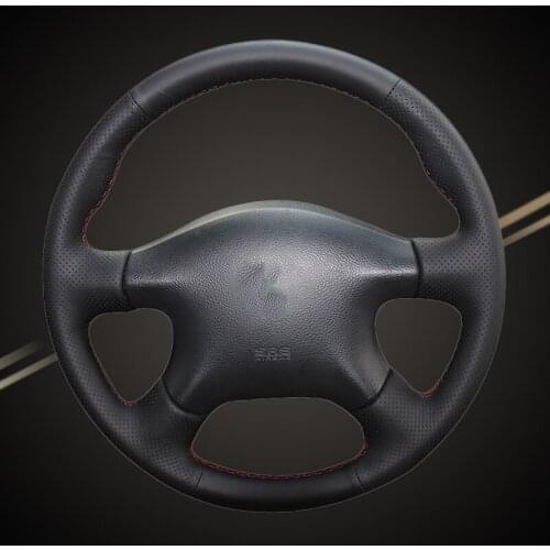 Car Braid On The Steering Wheel Cover for Nissan Almera N16 Pathfinder Primera Paladin Old X-Trail Renault Samsung SM3 Auto DIY