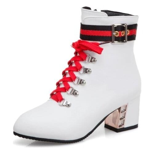 Big Size 9 10 11-17 boots women shoes ankle boots for women ladies boots shoes woman winter Pointed high-heeled