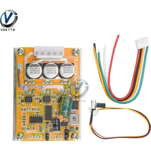 DC5V-35V 15A 350W BLDC three-Phase DC without Hall Driver Brushless With Hall Motor Controller Sensorless Brushless Motor