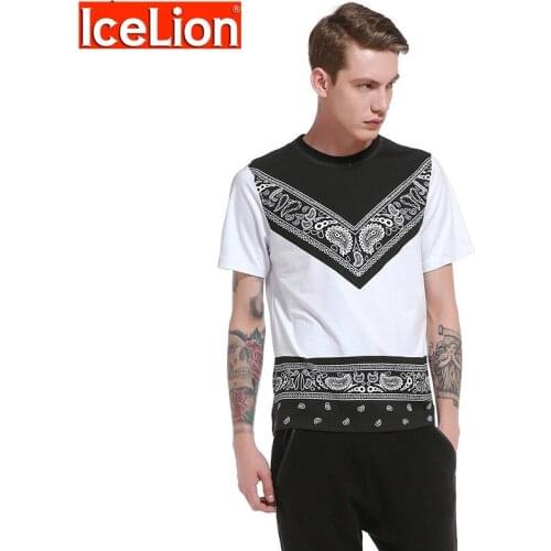 Iceion 2021 Summer Ethnic Mens T-shirts Print Strange Things Short Sleeve O-Neck Fashion Mens T-shirt Fitness Casual Tshirt