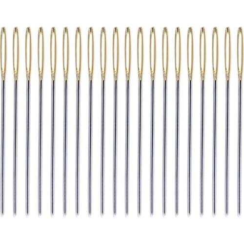 10-20Pcs Bottled Cross Stitch Needles Tail Embroidery Fabric Home Useful Stainless Steel DIY Multifunction Practical 2019NEW