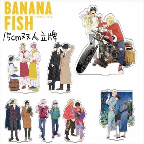 Anime BANANA FISH Ash Lynx Okumura Eiji Acrylic Stand Figure Desk Decor Collection Model Toy Cosplay Doll