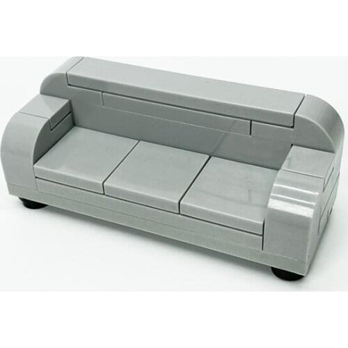 Sofa Living Room Compatible Major Brand Toys Building Block Classic Collections Assembled Brick Handmade Design