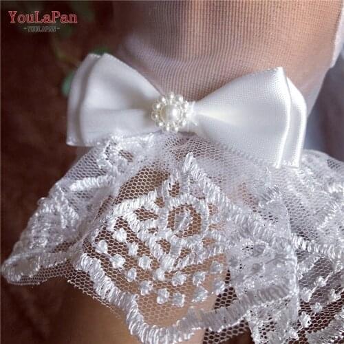 YouLaPan M07 Lace Bridal Gloves Butterfly Decoration Finger Gloves Sheer Tulle Glove for Fashion Women Bride Wedding Accessories