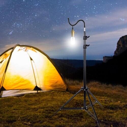 Light Stand Lightweight Convenient Lamp Support Holder Tripod Titanium Alloy Light Stand Outdoor Picnics, Camping And Hiking