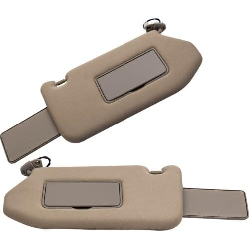 Left & Right Sun Visors Fit Infiniti QX60 2014-17 for Nissan Pathfinder 2013-18