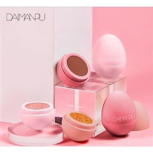 Monochrome Twisted Eye Shadow Egg 20-Color Eye Shadow Matte Mashed Potato Gold Leaf Sequin Earth Color Portable eyeshadow T1310