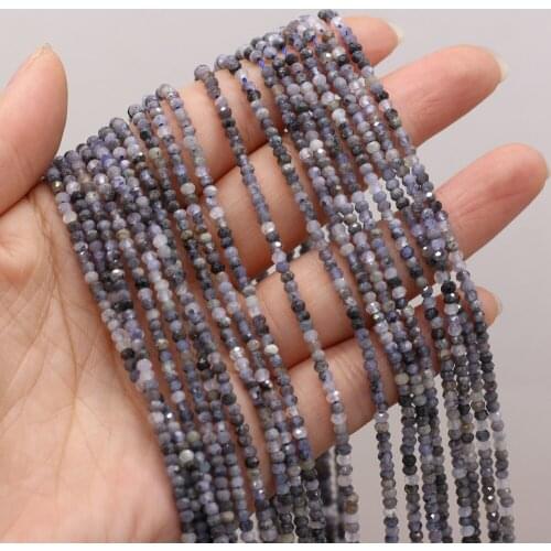 New Style Natural Stone Bead Section Dark Tanzanite Stone Small Beads For DIY Jewelry Making Necklace Bracelet Earring Accessory