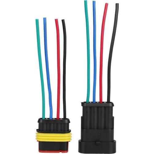 New SOONHUA Connector Waterproof Connectors 4 Pin Way Car Auto Wire Electrical Connector Plug Dropshipping