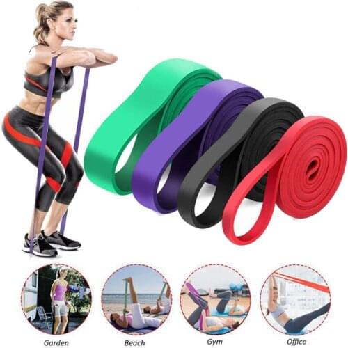 Solid 6 Level Yoga Bands for Stretching Resistance Loop Bands Fitness Training Pull Rope Rubber Bands Yoga Exercise Gym Expander