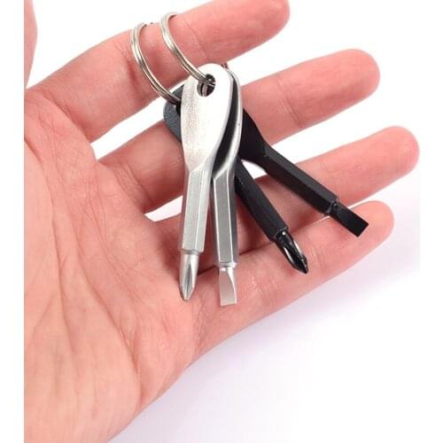 Outdoor EDC portable multi-function tool One-word Phillips screwdriver