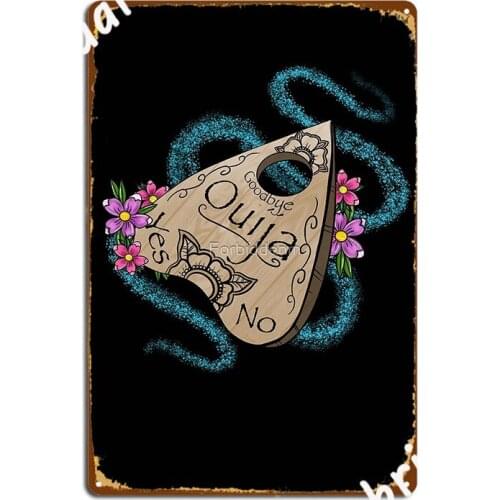 Ouija Planchette Metal Sign Wall Cave Garage Club Funny Wall Decor Tin Sign Poster