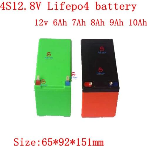 12V 7Ah 12.8v 10AH 9AH 8AH 6AH 5ah lifepo4 12v battery power supply portable battery for power bank 100w toy led car Audio