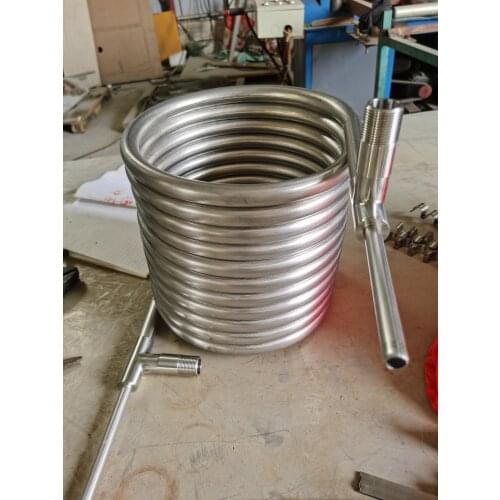 Stainless steel counterflow coil-chillerStainless steel countercurrent coil for beverage equipment coil automation equipment